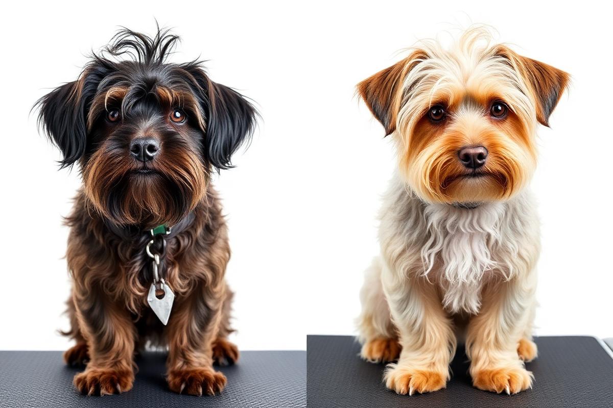 Antes y después de grooming — transformación completa